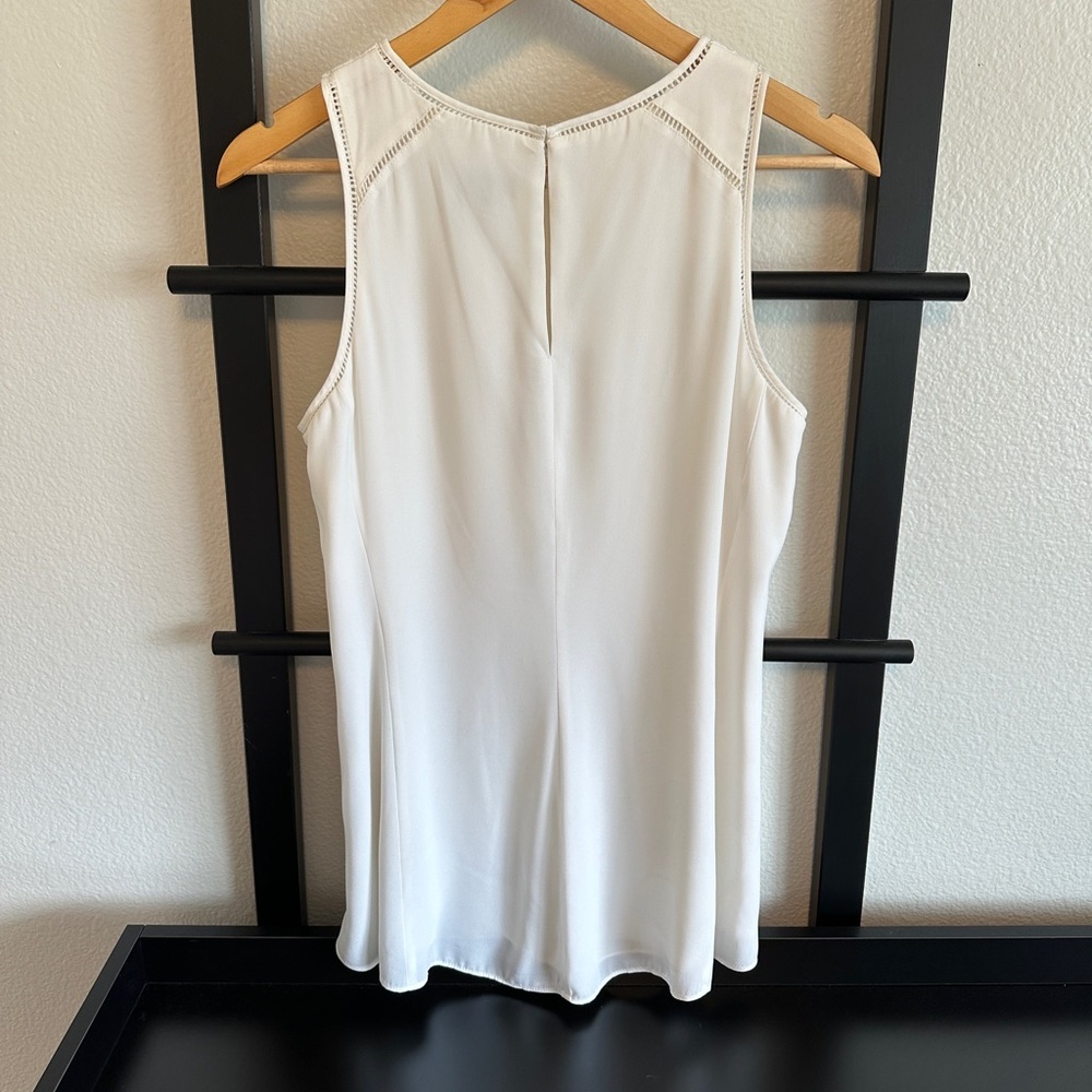 Elegant White Sleeveless Top